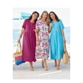 thumbnail image 6 of Woman Within Plus Size Short-Sleeve Button-Front Pocket Dress (Petite Available), 6 of 6