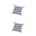 thumbnail image 4 of Toystoory Fijado a sillas Cojín para silla - Estabilidad y sin mazas deslizantes Poliéster Comedor Jardín Oficina Gris 40x40 2Conjunto, 4 of 6