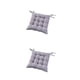 thumbnail image 1 of Naiovety Cojín para silla de oficina - No daña las sillas y se fija cómodamente a las sillas Comedor Patios Jardín Gris 40x40 Gris 40x40 2Conjunto, 1 of 6
