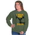 thumbnail image 4 of Hunting Season Miss You Deer Hunter Sweatshirt for Men or Women Brisco Brands L, 4 of 6
