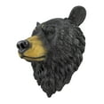 thumbnail image 3 of Zeckos Black Bear Head Mount Wall Statue Bust, 3 of 4