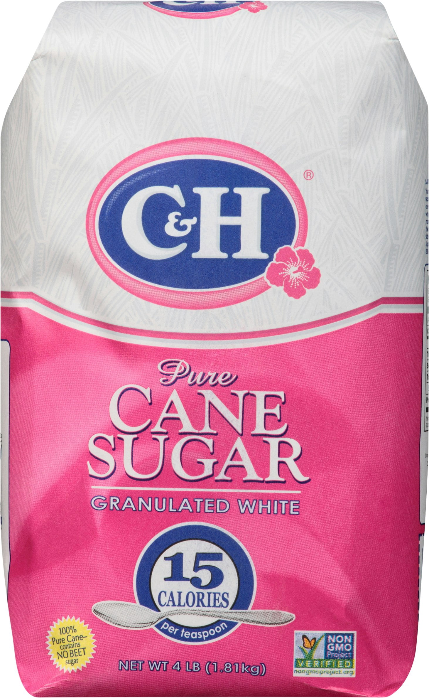 (Pack of 10) C & H Pure Cane Granulated Sugar 4 lb