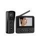 thumbnail image 1 of Inteprter Cámara de videoportero de alta definición de 2k píxeles con 4 luces de visión nocturna infrarrojas de 850 lúmenes Cerraduras de hardware negro, 1 of 6