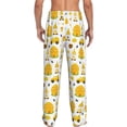 thumbnail image 2 of Bixox Men's Gnomes Bees Patterned Pajama Pants with Pockets Lounge Clothes for Home, 2 of 5
