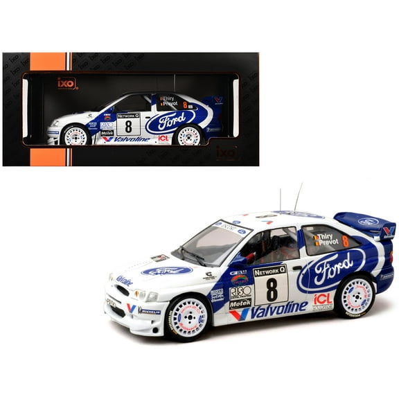 Ford Escort WRC #8 Bruno Thiry - Stephane Prevot 3rd Place "RAC Rally" (1998) 1/18 Diecast Model Car by IXO Models