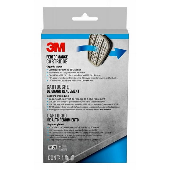 3M Sanding and Lead Paint Removal Replacement Cartridge Gray 1 pair