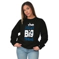 thumbnail image 4 of The Next Big Thing Inspirational Unisex Plus Fleece Graphic Sweatshirt Brisco Brands 2X, 4 of 5