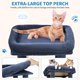 thumbnail image 3 of Yeshouse Árbol para gatos de 155 cm, varios niveles, ideal para gatos grandes y Maine Coon, con percha gigante, 2 compartimentos, postes rascadores de sisal y pelotas colgantes, 3 of 7