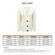 thumbnail image 4 of Suéter de mujer Outwear Botón Abajo Color Puro Grueso Ajuste Suelto Señora Frente Abierto Suéter para Otoño Invierno Beige L, 4 of 4