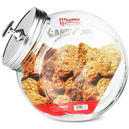 16 Candy Jars - Home Basics Glass Candy Jar