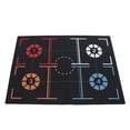thumbnail image 1 of Sports Auxiliary Props, Black Enlarged Basketball Footstep Training Mat 3mm  for Indoor, 1 of 7