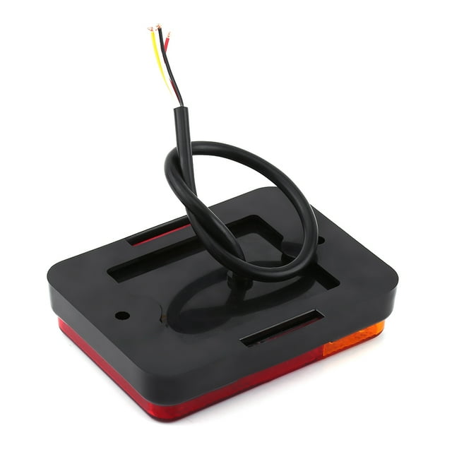 Kit De Luces Traseras Ligeras Para Remolque, Luces Traseras LED De 12 V Resistentes A Los Rayos UV ABS, Para Remolques, La Mayoría De Los Camiones