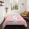 thumbnail image 4 of Halloween Small Tapestry for Bedroom Wall Hanging Tapestry, Cartoon Cute Ghost Fall Pumpkins Ceiling Backdrop Tapestries Poster Blanket Wall Decor for Teens Room Living Room Dorm 23" x 28", 4 of 8