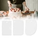 thumbnail image 5 of Camina De Masa Rabraper Cutter Espátulas Juego De Plástico Material Seguro Cocina De Cocina Blanca, 5 of 7