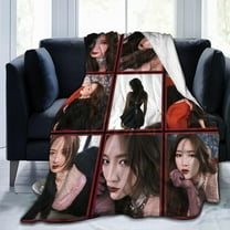 Custom Blanket with Photos Text Customized Blanket Personalized Flannel Throw Blankets for Adult Kid Birthday Christmas Halloween Fathers Mothers Valentines Day Gift - 40"x 50"