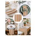 thumbnail image 4 of Burnt Orange Striped Cloth Napkins Washable Set of 8, Farmhouse Orange Ombre Stripes Reusable Dinner Table Napkins Cloth Bulk for Weddings Kitchen Restaurants Hotel Events Parties 20 x 20 Inch, 4 of 9