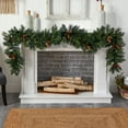 thumbnail image 6 of Nearly Natural Mixed Pines and Pinecones Extra Wide Artificial Christmas Garland, 6 of 6