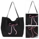 thumbnail image 1 of Bolso Elegante Compras Sencillo Mano Con Lazo para Mujer Lona Fiesta Y, 1 of 9