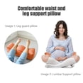 thumbnail image 6 of Luoshdecor Leg Pillow with Wave Design,Soft Lumbar and Foot Support Cushion for Sofa/Bed Use,Back Pain Relief, 6 of 6
