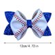 thumbnail image 2 of BEMS-Pasadores de pelo para mujer, pinzas para el pelo de béisbol reales, lazos de béisbol, 2 of 4