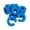 Blue, variant on KCAHPAN Sponge Foam Hair Rollers for Sleepings C Shaped Hair Curlers for Hairdressing