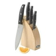 thumbnail image 2 of Oster Granger 5 Piece Cutlery Set W/Halfmoon Natural Wood Block, Full Tang W/Triple Rivets, 2 of 2