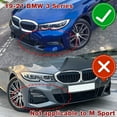 thumbnail image 6 of For 2019-2022 BMW G20 G21 3-Series Sport Painted Black Front Bumper Spoiler Lip, 6 of 6