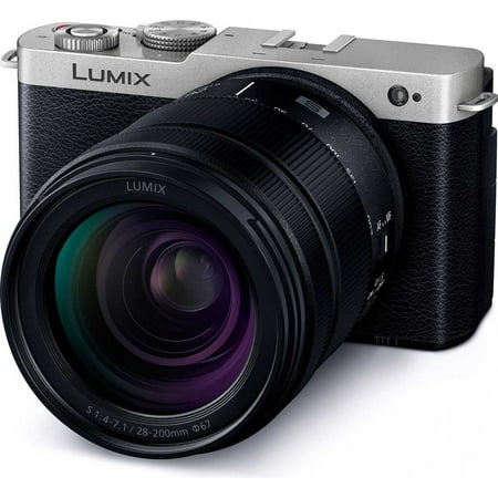Panasonic LUMIX S9 Full Frame Mirrorless Camera, 28-200mm L-Mount Lens, Real-Time LUT & Easy Sharing (Silver)