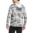 thumbnail image 4 of Dagegui Breathable UV Protection Hoodie Men's Long Sleeve Sun Shirt UPF 50+ Fishing T-Shirt Quick Dry Running Workout Gym Tee Tops Gray L, 4 of 7