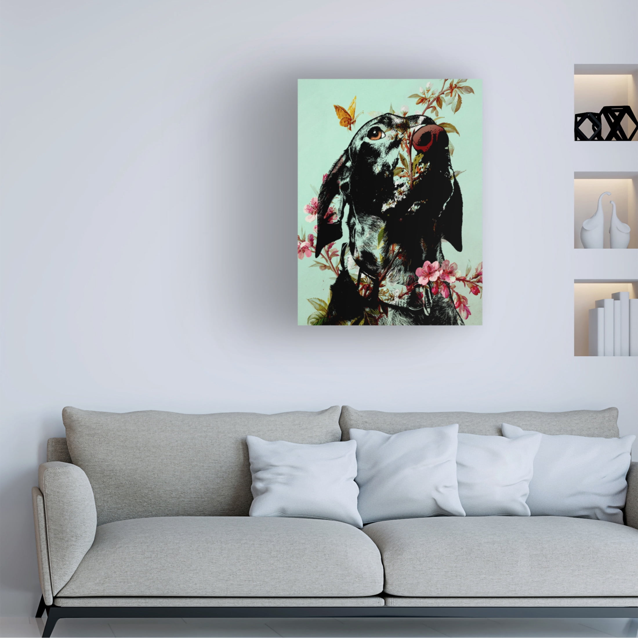 Canvas Wall Art - Dean Russo 'Not On My Watch' Wall Art for Living Room, Bedroom, or Office Décor by Trademark Fine Art - 14 x 19 Inches