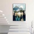 thumbnail image 2 of Kit de arte con diamantes Hestarcul Mountain con lienzo HD y herramientas, 2 of 7