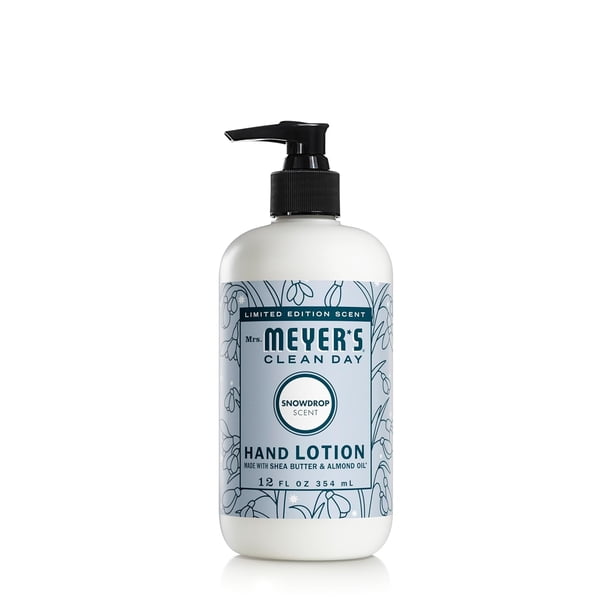 Loción de manos Mrs. MEYER'S CLEAN DAY Snowdrop Scent 350 ml