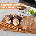 thumbnail image 2 of Kit de moldes Musubi MIUQILAIY, transparente, 3 unidades con cortador de carne para almuerzos, 2 of 6
