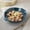Multicolor-A, variant on Round Plastic Dinner with Double Handles, Reusable Serving Plates, Microwave Safe Shallow Tray for Kitchen Dining Salad Pasta