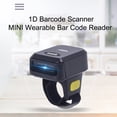 thumbnail image 3 of 1D Barcode Scanner Portable Finger Handheld Wearable Ring Bar Code Reader BT+2.4G Wireless and Wired Connection with Offline Storage Support for Windows PC Computers Supermarket Library Expr, 3 of 6