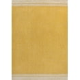 thumbnail image 2 of JONATHAN Y TUSCAN SUN 3 x 5 Area Rug, Alda Minimalist Mingled - Yellow/Cream, TSN213C-3, 2 of 7