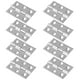 thumbnail image 3 of EeaseMX Bisagras de acero inoxidable de 2 pulgadas con rodamiento de ranura libre, engrosadas y silenciosas, para puertas y ventanas plegables (plata), 30 unidades, 3 of 7