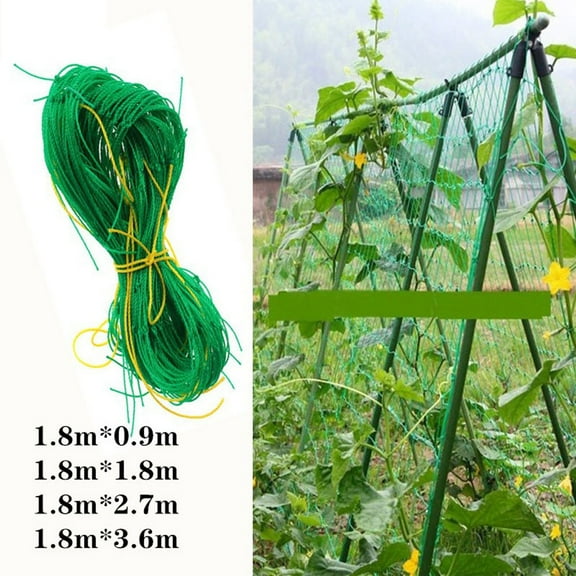 Diluopel Plant Support Mesh Garden Net Vegetable/Fruit Climbing Netting Pea Trellis-1.8M×1.8M
