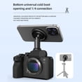 thumbnail image 1 of Holder Portable Magnetic Phone Mount Phone Holder Magnetic Phone Tripod Mount Quick Release with Cold Shoe Adapter Base Replacement for  15/14/13/12 Series Smartphones, 1 of 6