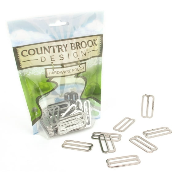 50 - Country Brook Design® 1 1/2 inch Metal Triglide Slides