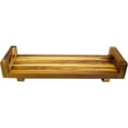 thumbnail image 1 of Plateau de Bain Rectangulaire Compact en Teck avec Bras Relevables Finition Bois Flotté, 1 of 1
