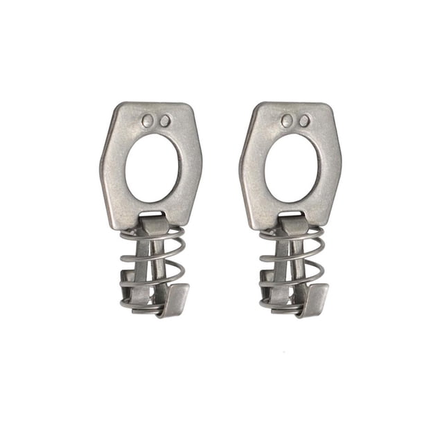 Speravity Cerradura de puerta de agua para caravana, 2 piezas, cerraduras de escotilla de entrada de acero inoxidable, piezas de repuesto de hebilla, Accesorios para vehículos recreativos Speravity VI018354-00B