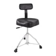 thumbnail image 2 of Asiento de trono para batería, asiento de tambor con respaldo, silla de batería con doble soporte, taburete de batería hidráulico para niños y, 2 of 8