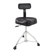 Kokiya Drum Seat with Back Support Hydraulic Drum Stool for Adults Drummers