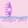 thumbnail image 2 of CafePress - Surfer Girl Pink Surf Board Baby/Toddler Bodysuit - Baby Light Bodysuit, Size Newborn - 24 Months, 2 of 4