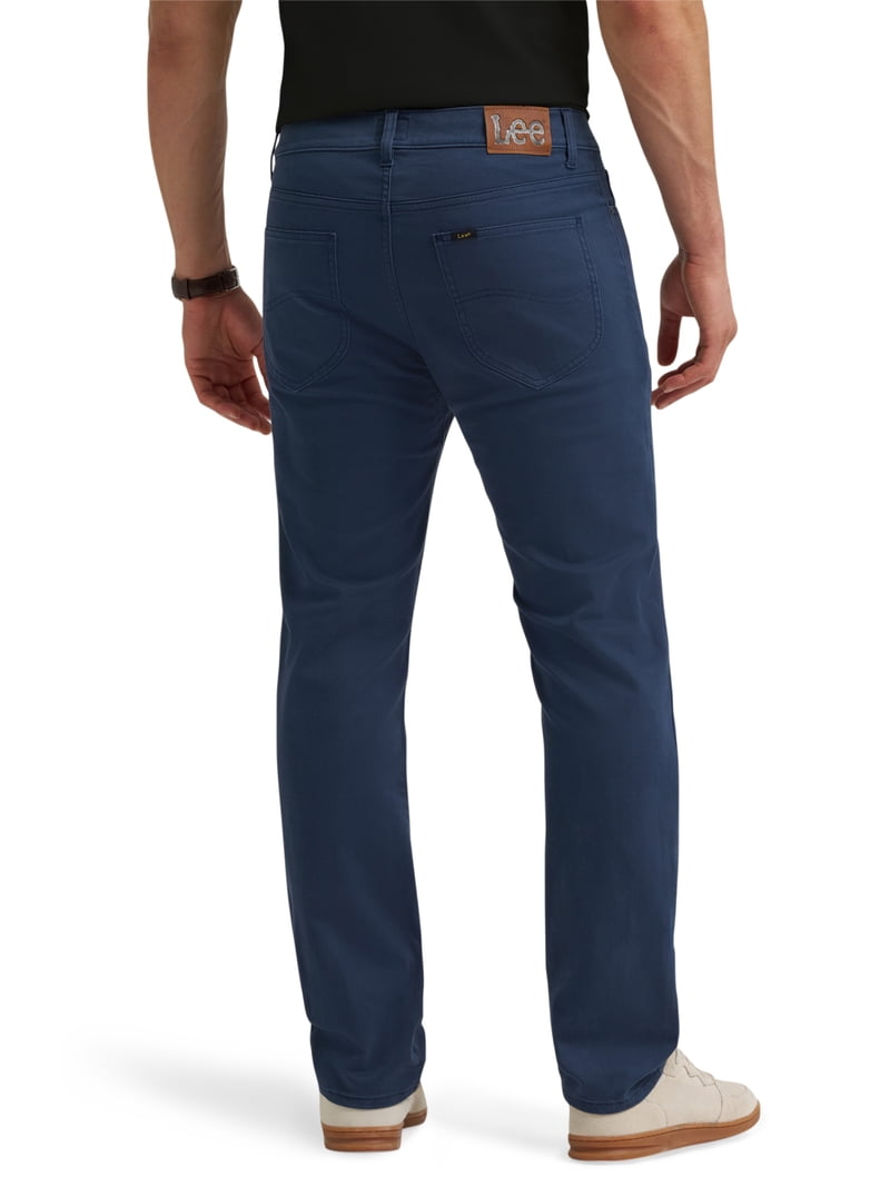 Lee Men's 5-Pocket Twill Pant - Walmart.com