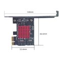 thumbnail image 3 of PCIe to 2 Ports SATA 3 III 3.0 6Gbps SSD Adapter PCI-e PCI Express x1 Controller Board Expansion Card Support x4 x6 x8 x16 Riser 2 ports SATA Card, 3 of 6
