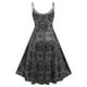 thumbnail image 3 of Vestidos Para Mujer Vestidos Casuales de Talla Grande Cosplay Vestido Retro Estampado Sin Mangas Camisola Mini Vestido Odeerbi ODB151191, 3 of 4