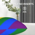 thumbnail image 6 of Rainbow Pride Flag Decorative Cozy Throw Pillow Covers Soft Square Couch Cushion Case for Home Sofa Decor (Set of 2) 18"x18", 6 of 7