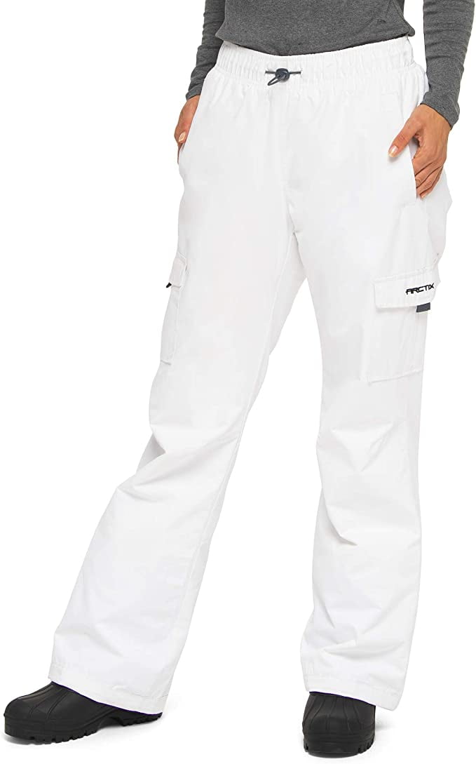 Arctix womens Lumi Pull Over Fleece Lined Cargo Snow Pants Short